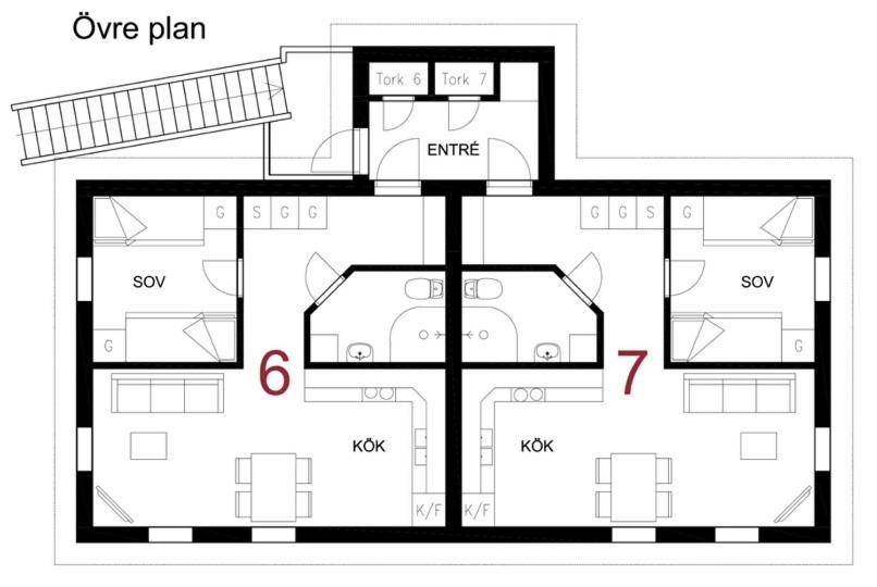 Lullens Stugby - Laegenhetshuset 6-9 Appartement Bruksvallarna Buitenkant foto